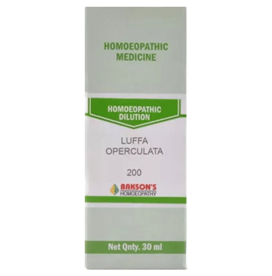 Bakson's Homeopathy Luffa Operculata Dilution 200 - Classic Derma
