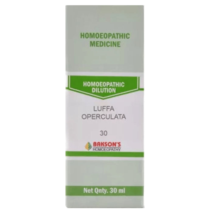 Bakson's Homeopathy Luffa Operculata Dilution 30 - Classic Derma