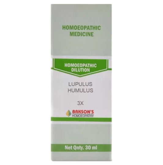 Bakson's Homeopathy Lupulus Humulus Dilution 3X - Classic Derma
