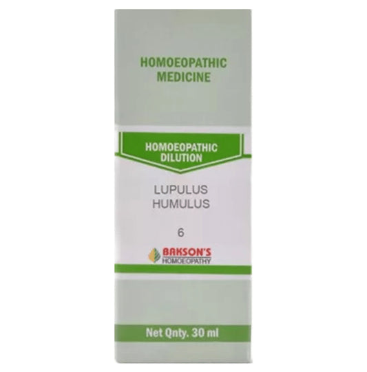 Bakson's Homeopathy Lupulus Humulus Dilution 6 CH - Classic Derma