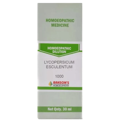 Bakson's Homeopathy Lycopersicum Esculentum Dilution 1000 CH - Classic Derma