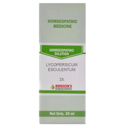 Bakson's Homeopathy Lycopersicum Esculentum Dilution 3X - Classic Derma