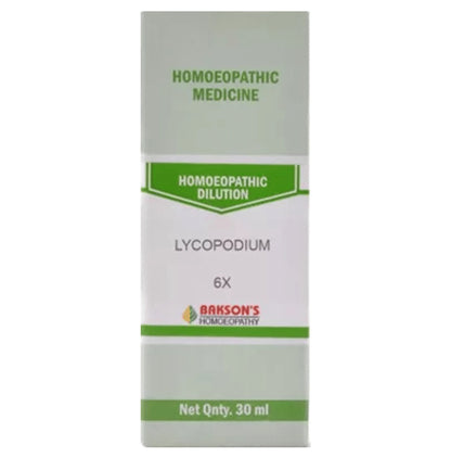 Bakson's Homeopathy Lycopodium Dilution 6X - Classic Derma