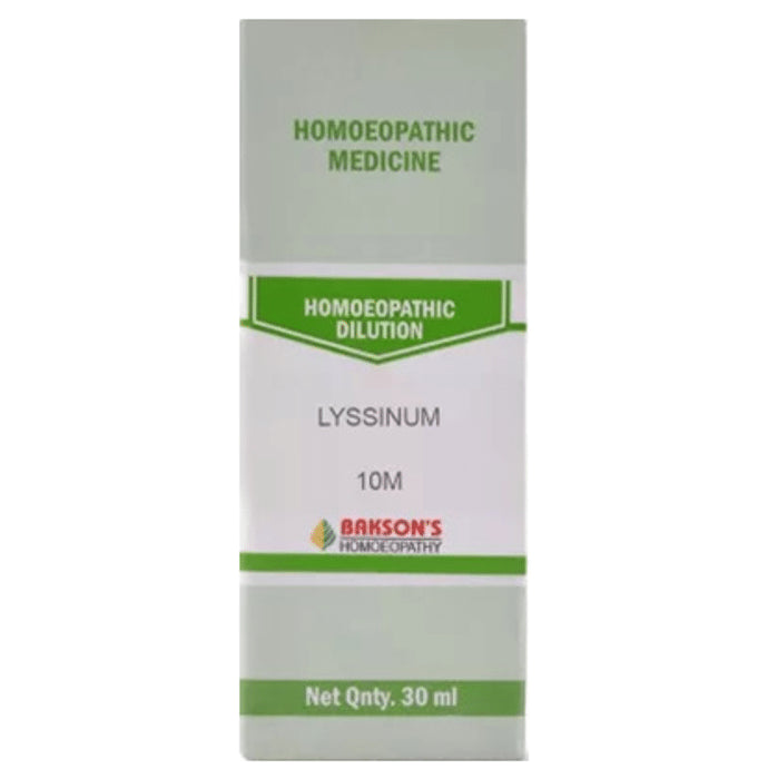 Bakson's Homeopathy Lyssinum Dilution 10M - Classic Derma