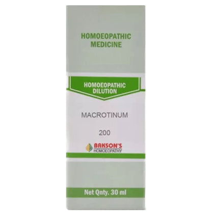 Bakson's Homeopathy Macrotinum Dilution 200 - Classic Derma