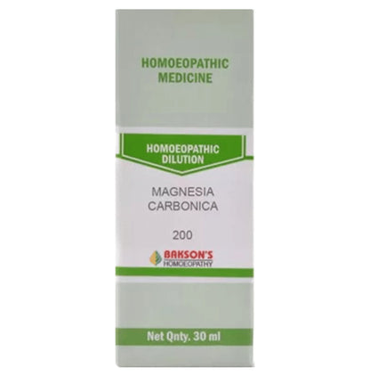 Bakson's Homeopathy Magnesia Carbonica Dilution 200 - Classic Derma
