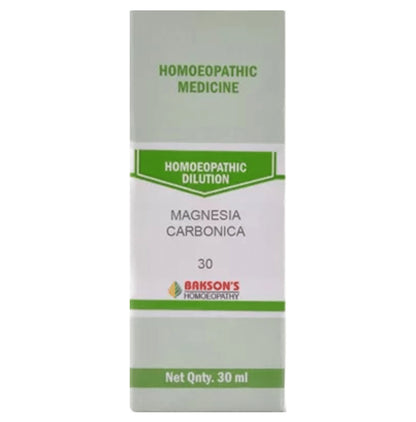 Bakson's Homeopathy Magnesia Carbonica Dilution 30 - Classic Derma
