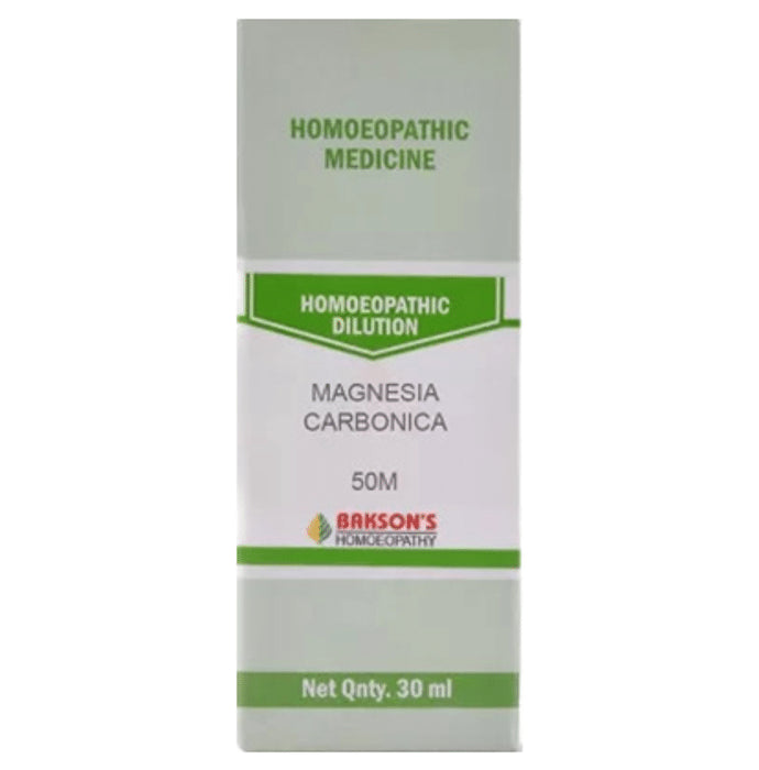 Bakson's Homeopathy Magnesia Carbonica Dilution 50M - Classic Derma