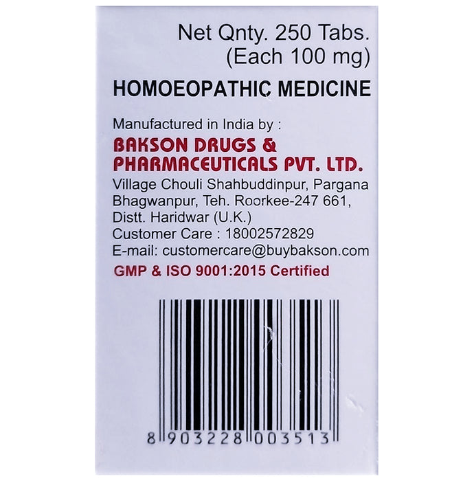 Bakson's Homeopathy Magnesium Phosphoricum Biochemic Tablet 6X