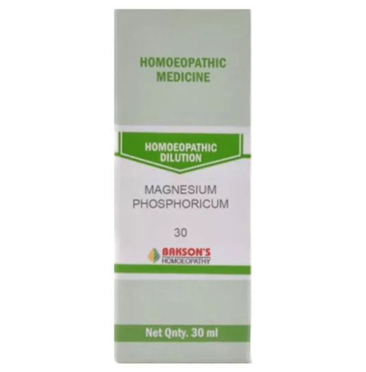 Bakson's Homeopathy Magnesium Phosphoricum Dilution 30 - Classic Derma