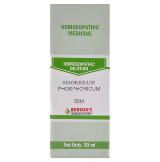 Bakson's Homeopathy Magnesium Phosphoricum Dilution 50M - Classic Derma