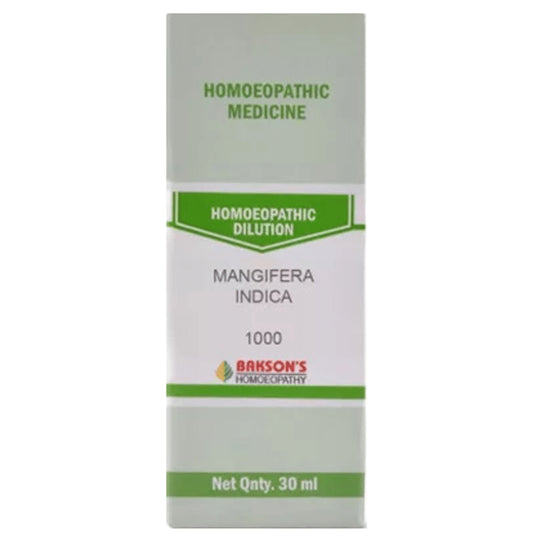 Bakson's Homeopathy Mangifera Indica Dilution 1000 CH - Classic Derma