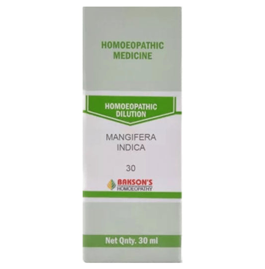 Bakson's Homeopathy Mangifera Indica Dilution 30 - Classic Derma