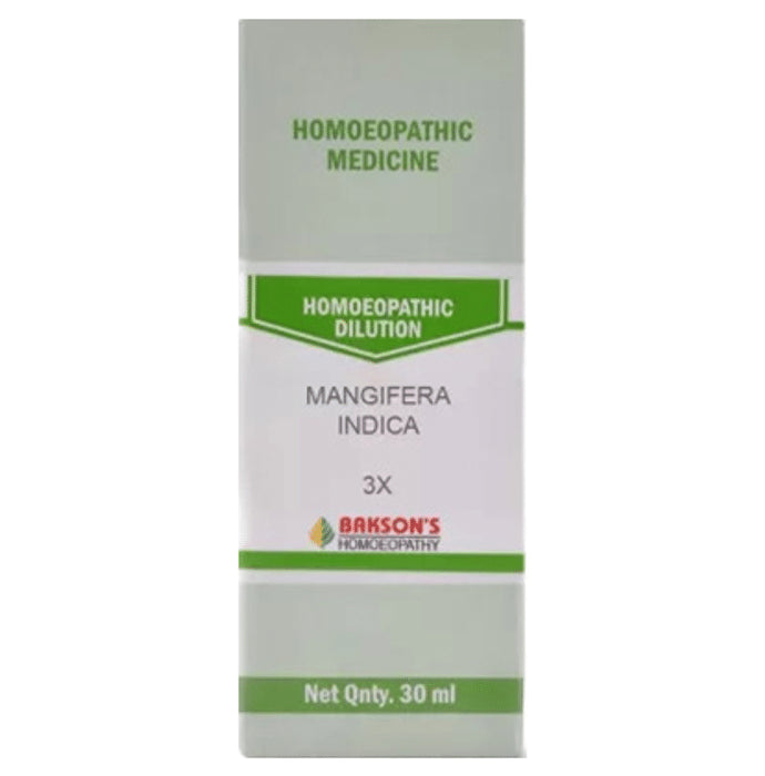 Bakson's Homeopathy Mangifera Indica Dilution 3X - Classic Derma