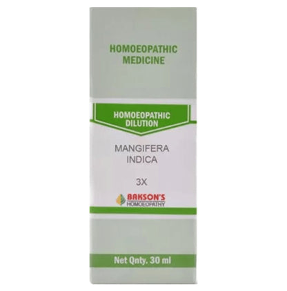 Bakson's Homeopathy Mangifera Indica Dilution 3X - Classic Derma