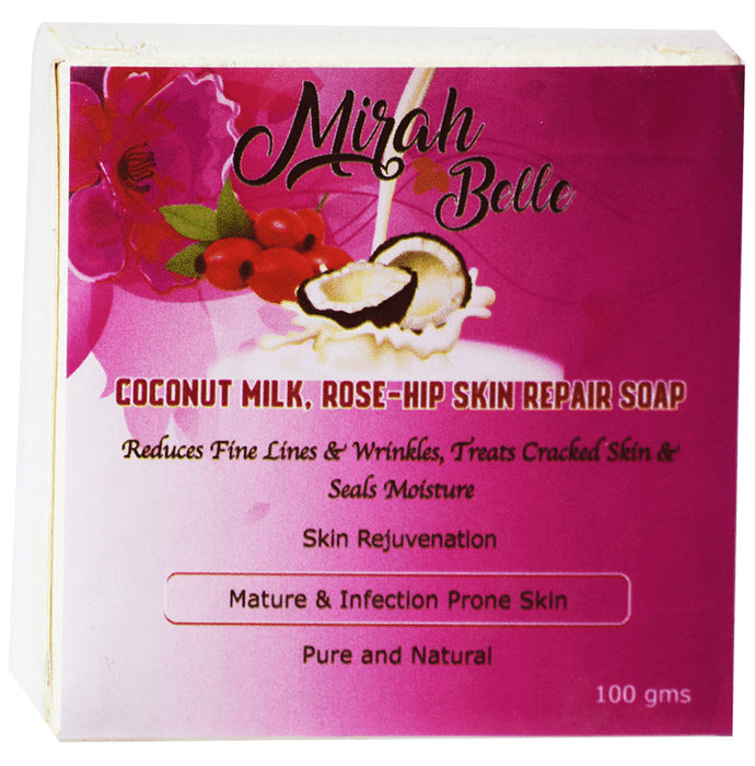 Mirah Belle Coconut Milk Rose Hip Skin Repair Soap - Classic Derma