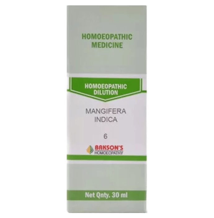 Bakson's Homeopathy Mangifera Indica Dilution 6 CH - Classic Derma