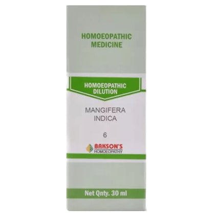 Bakson's Homeopathy Mangifera Indica Dilution 6 CH - Classic Derma