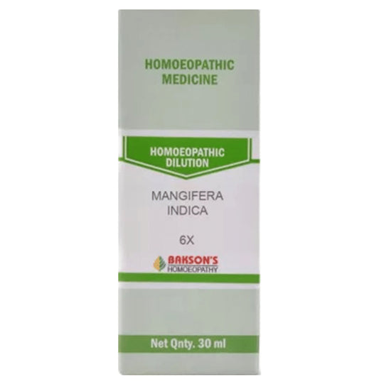 Bakson's Homeopathy Mangifera Indica Dilution 6X - Classic Derma