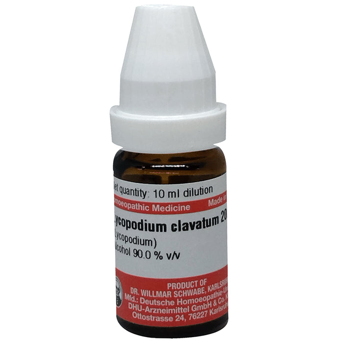 Dr Willmar Schwabe Germany Lycopodium Clavatum Dilution 200 CH - Classic Derma