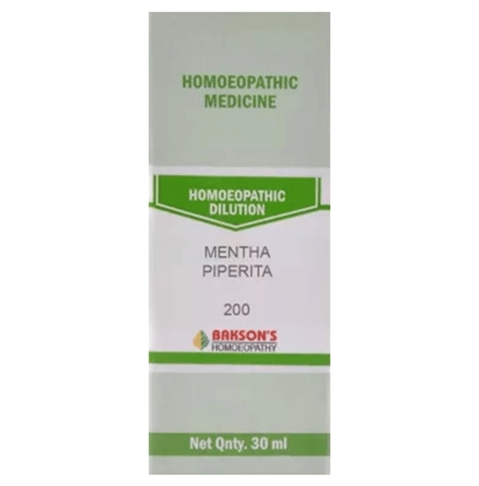 Bakson's Homeopathy Mentha Piperita Dilution 200 - Classic Derma