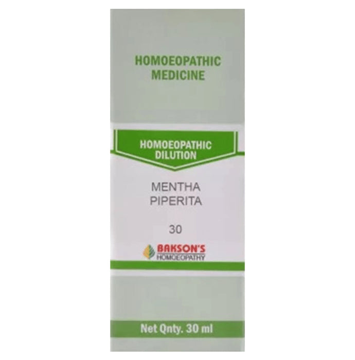 Bakson's Homeopathy Mentha Piperita Dilution 30 - Classic Derma