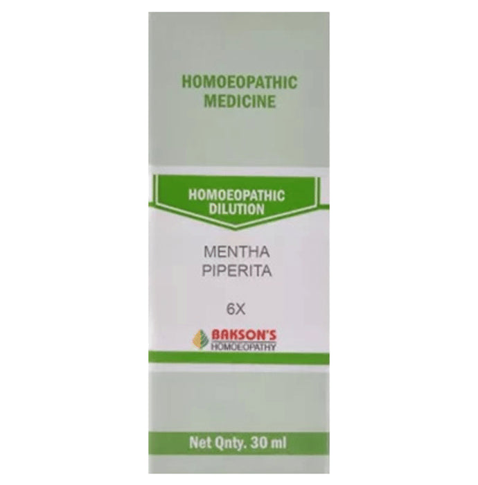 Bakson's Homeopathy Mentha Piperita Dilution 6X - Classic Derma