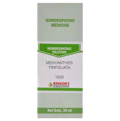 Bakson's Homeopathy Menyanthes Trifoliata Dilution 1000 CH - Classic Derma