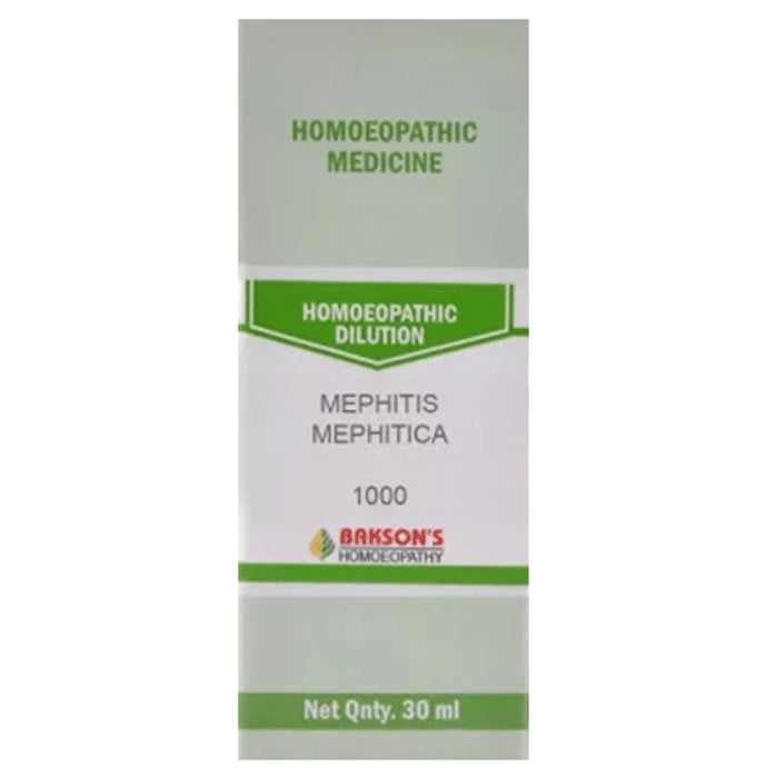 Bakson's Homeopathy Mephitis Mephitica Dilution 1000 CH - Classic Derma