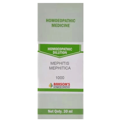 Bakson's Homeopathy Mephitis Mephitica Dilution 1000 CH - Classic Derma