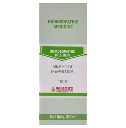 Bakson's Homeopathy Mephitis Mephitica Dilution 1000 CH - Classic Derma