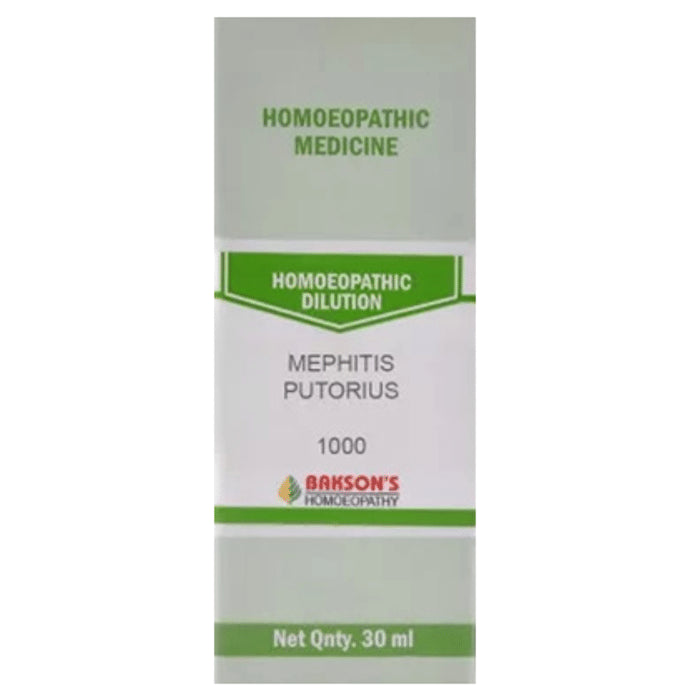 Bakson's Homeopathy Mephitis Putorius Dilution 1000 CH - Classic Derma