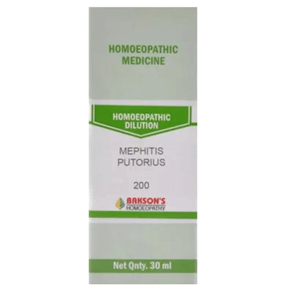 Bakson's Homeopathy Mephitis Putorius Dilution 200 - Classic Derma