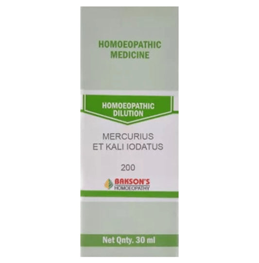 Bakson's Homeopathy Mercurius Et Kali Iodatus Dilution 200 - Classic Derma