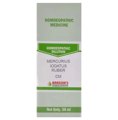 Bakson's Homeopathy Mercurius Iodatus Ruber Dilution CM - Classic Derma