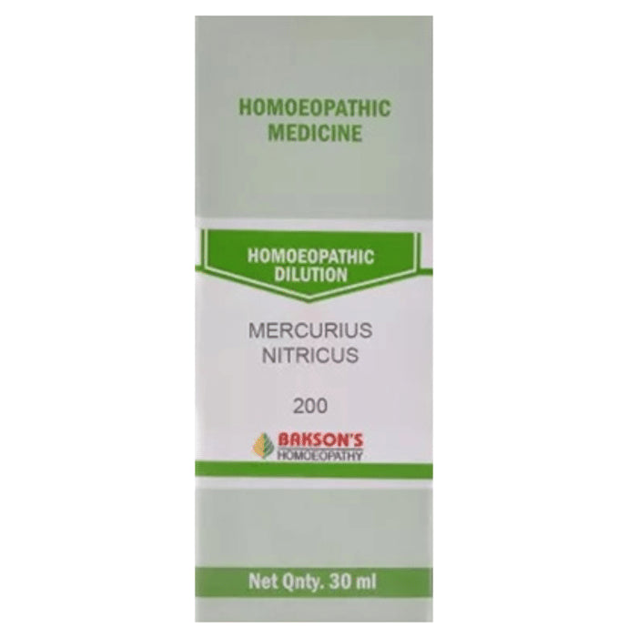 Bakson's Homeopathy Mercurius Nitricus Dilution 200 - Classic Derma