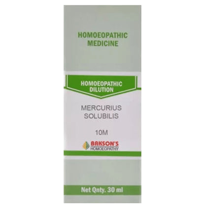Bakson's Homeopathy Mercurius Solubilis Dilution 10M - Classic Derma