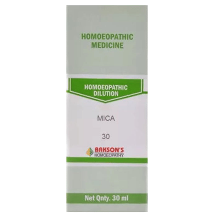 Bakson's Homeopathy Mica Dilution 30 - Classic Derma