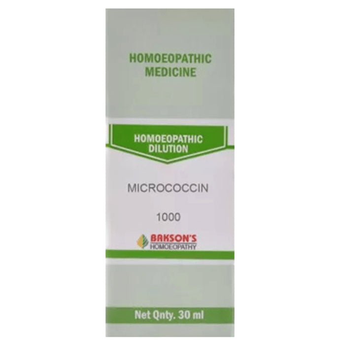 Bakson's Homeopathy Micrococcin Dilution 1000 CH - Classic Derma