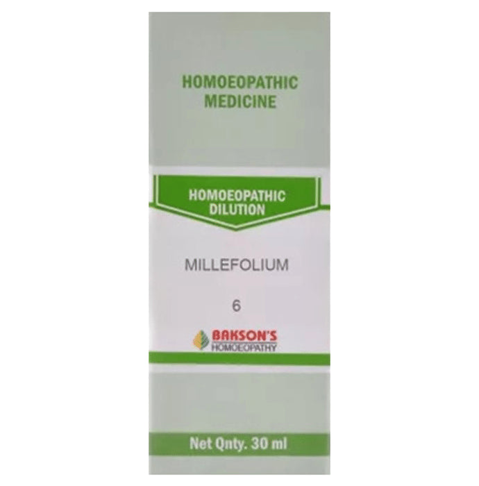 Bakson's Homeopathy Millefolium Dilution 6 CH - Classic Derma