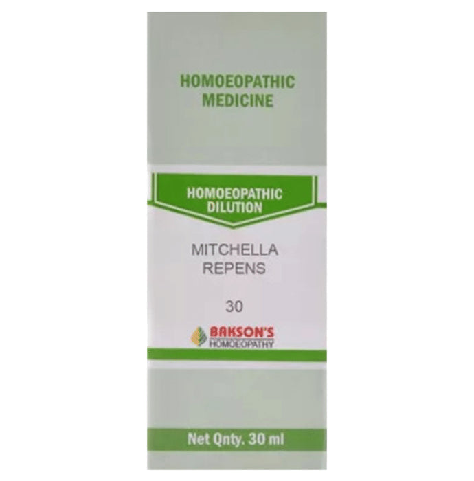 Bakson's Homeopathy Mitchella Repens Dilution 30 - Classic Derma