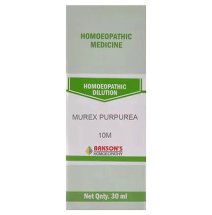 Bakson's Homeopathy Murex Purpurea Dilution 10M - Classic Derma