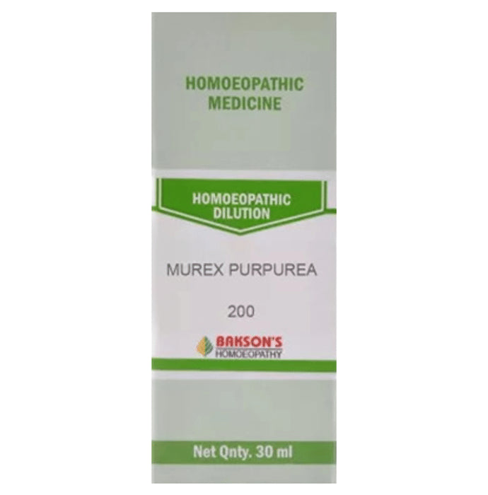 Bakson's Homeopathy Murex Purpurea Dilution 200 - Classic Derma