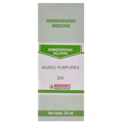 Bakson's Homeopathy Murex Purpurea Dilution 200 - Classic Derma
