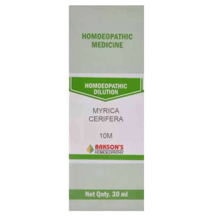 Bakson's Homeopathy Myrica Cerifera Dilution 10M - Classic Derma