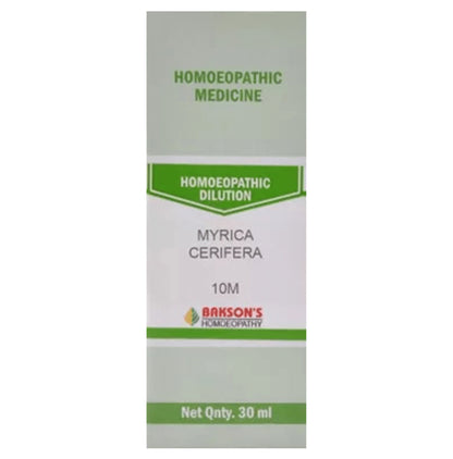 Bakson's Homeopathy Myrica Cerifera Dilution 10M - Classic Derma