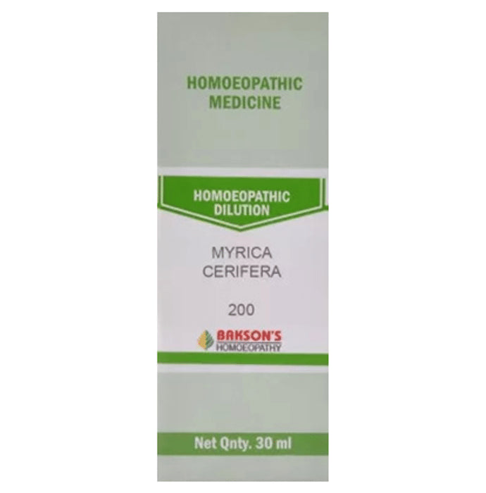Bakson's Homeopathy Myrica Cerifera Dilution 200 - Classic Derma