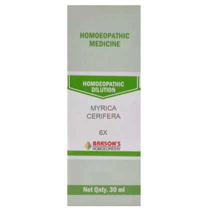 Bakson's Homeopathy Myrica Cerifera Dilution 6X - Classic Derma
