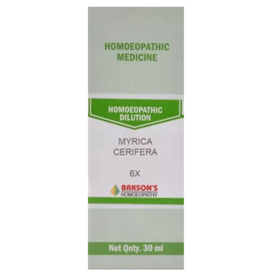 Bakson's Homeopathy Myrica Cerifera Dilution 6X - Classic Derma