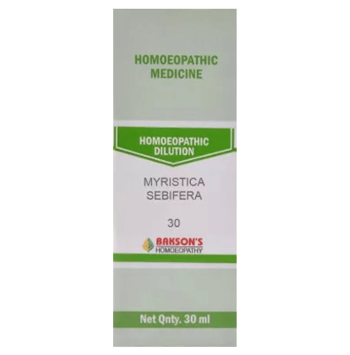 Bakson's Homeopathy Myristica Sebifera Dilution 30 - Classic Derma